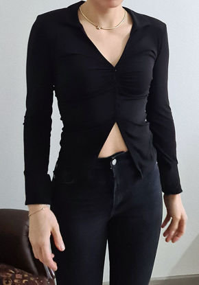 Zara Siyah Gömlek resmi