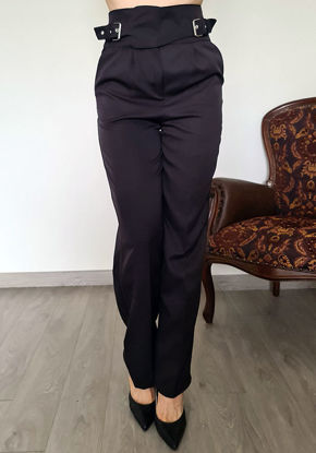 Zara Kemerli Siyah Pantolon resmi